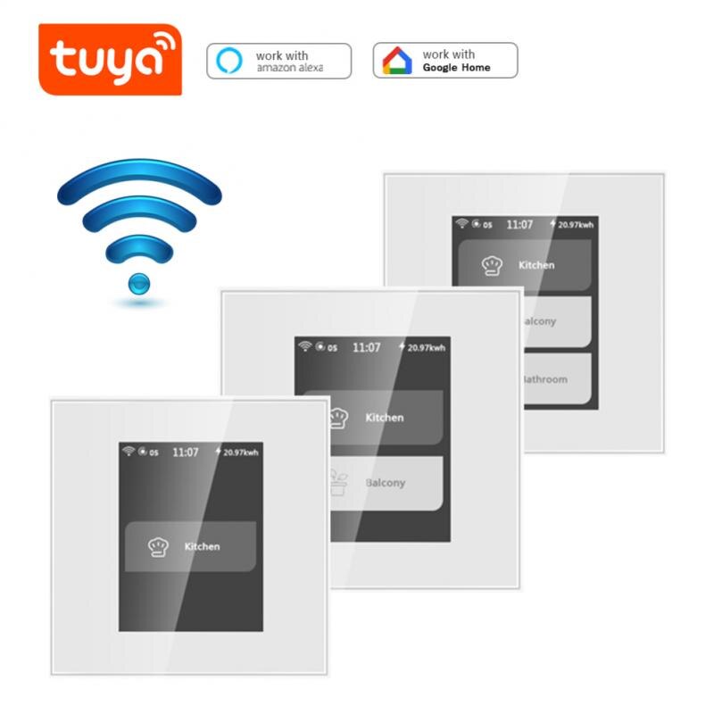 4 In 1 Tuya Wifi LCD Ʈ Ʈ ġ  ġ..